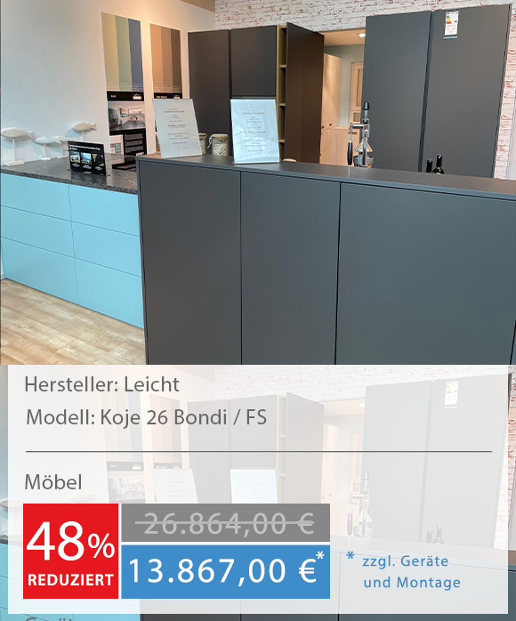 Musterküche Küchenstudio Hannover Elementa Eiche Highboard